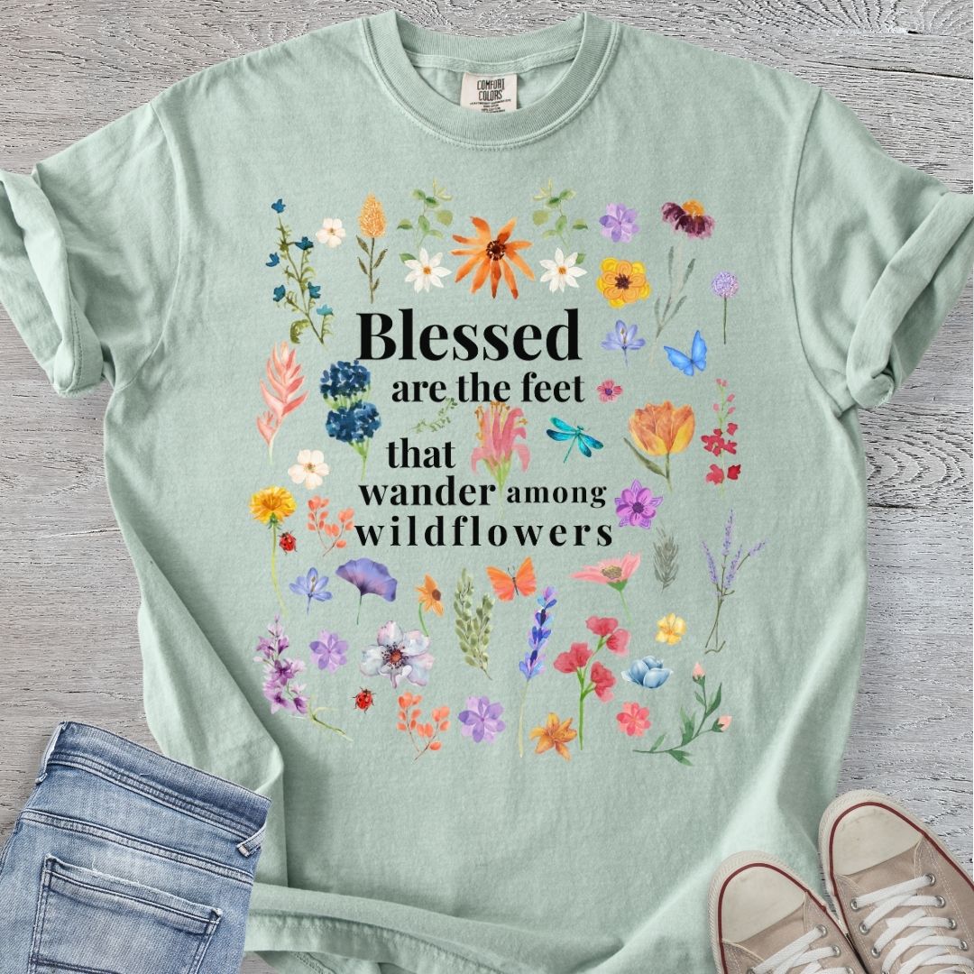 Wander Among Wildflowers Tee