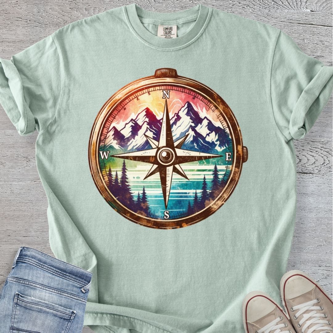 Vintage Compass Landscape Premium Tee