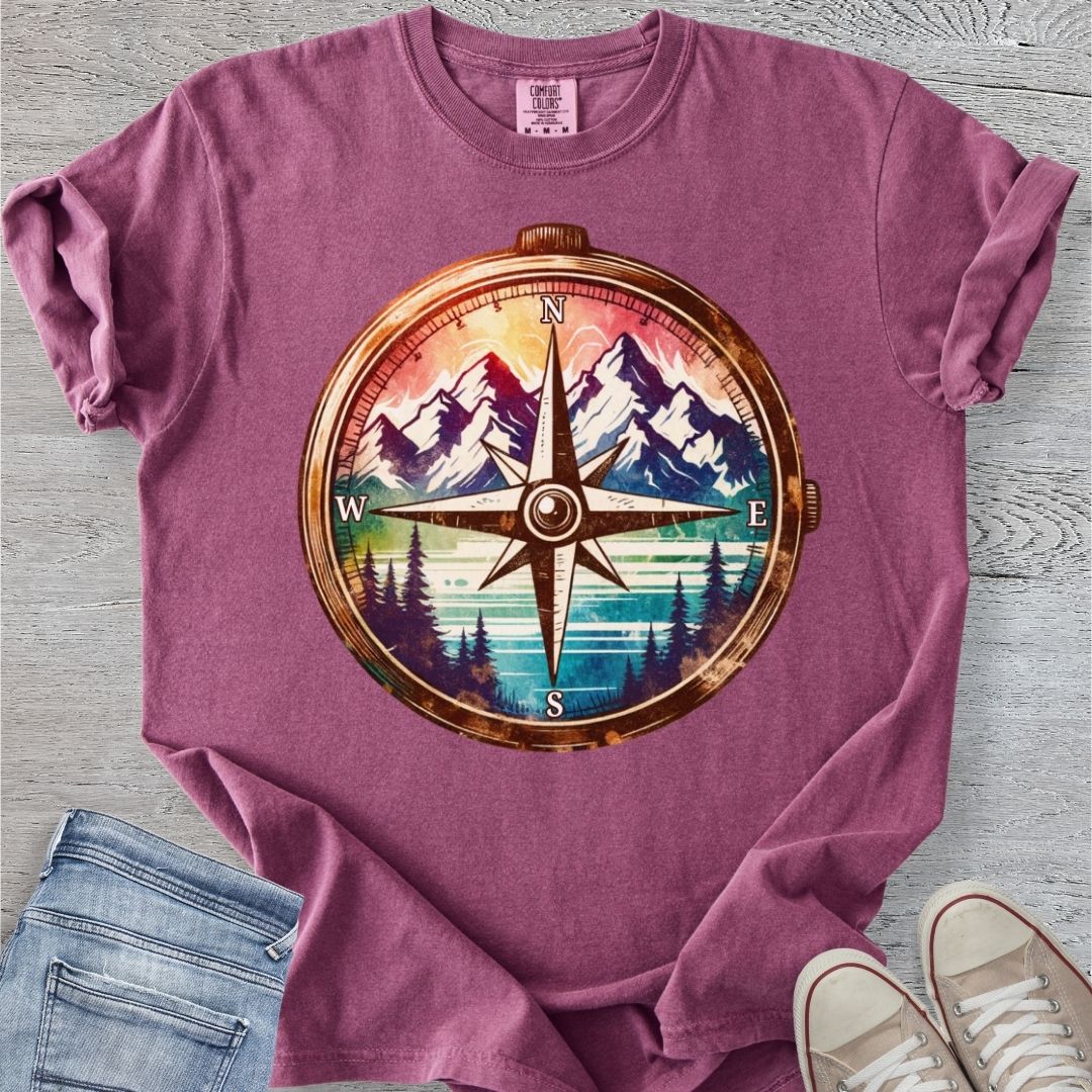 Vintage Compass Landscape Premium Tee