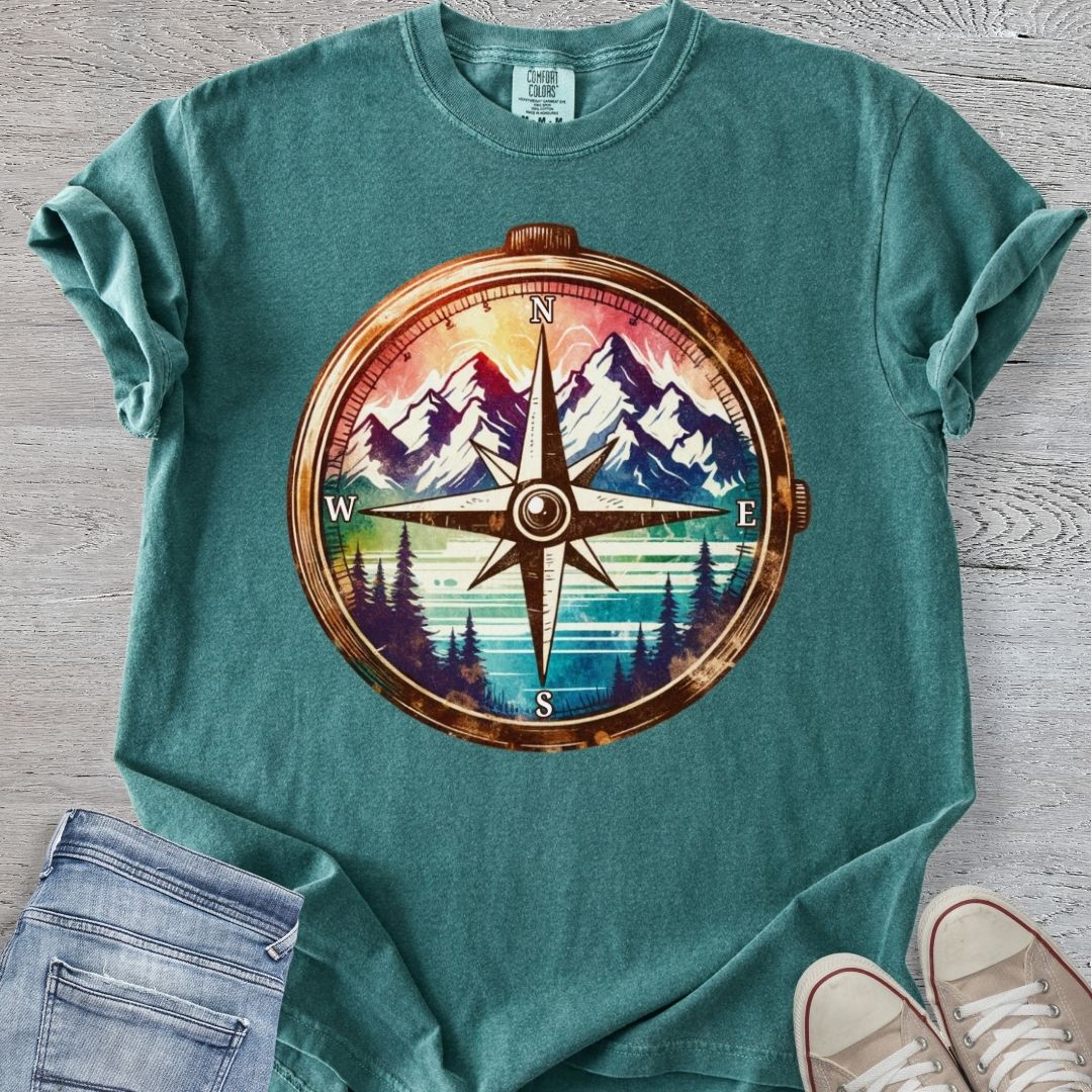 Vintage Compass Landscape Premium Tee