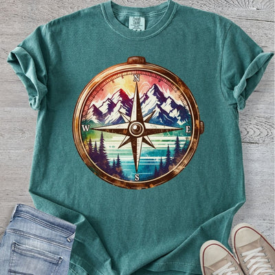 Vintage Compass Landscape Premium Tee