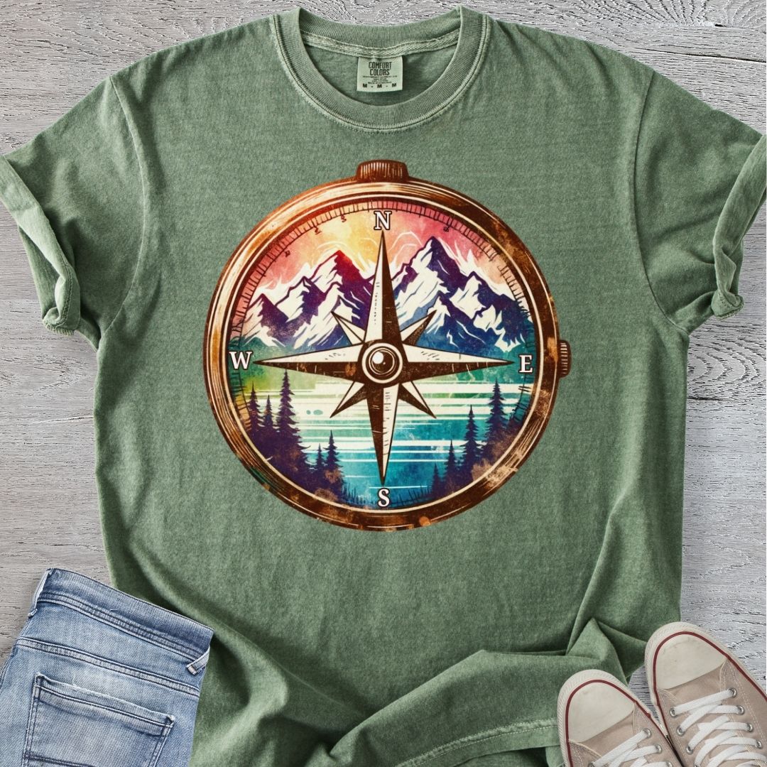Vintage Compass Landscape Premium Tee