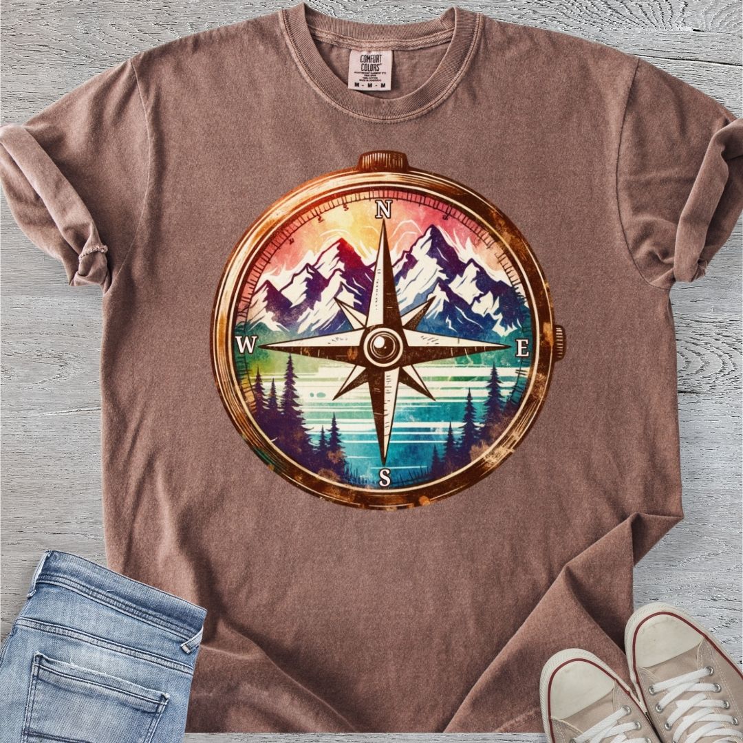Vintage Compass Landscape Premium Tee