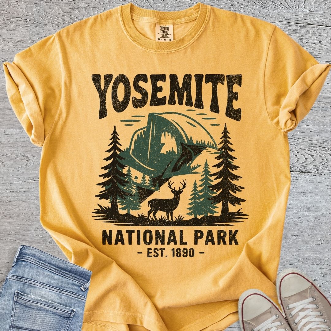 Distressed Yosemite NP Premium Tee