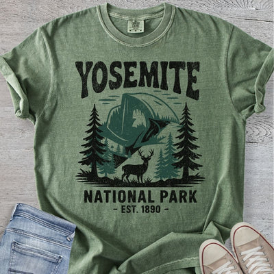 Distressed Yosemite NP Premium Tee