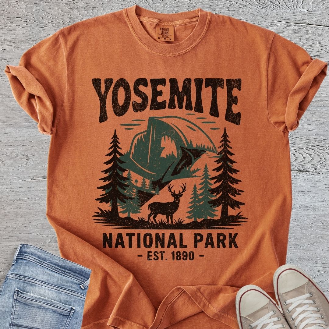 Distressed Yosemite NP Premium Tee