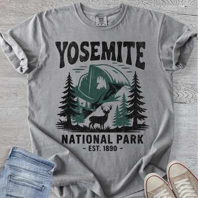 Distressed Yosemite NP Premium Tee