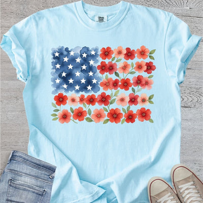American Floral Flag
