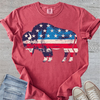 Patriotic Bison Premium Tee