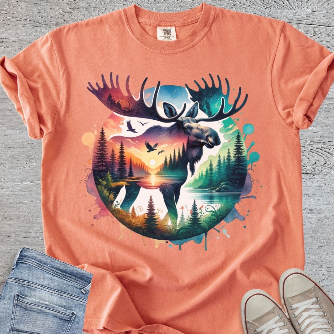 Moose Reflections Premium Tee