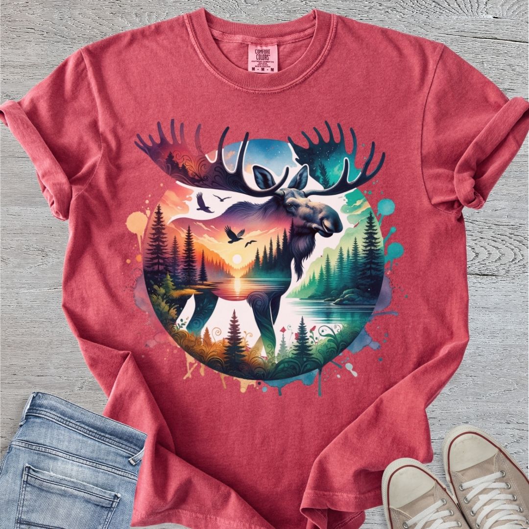 Moose Reflections Premium Tee