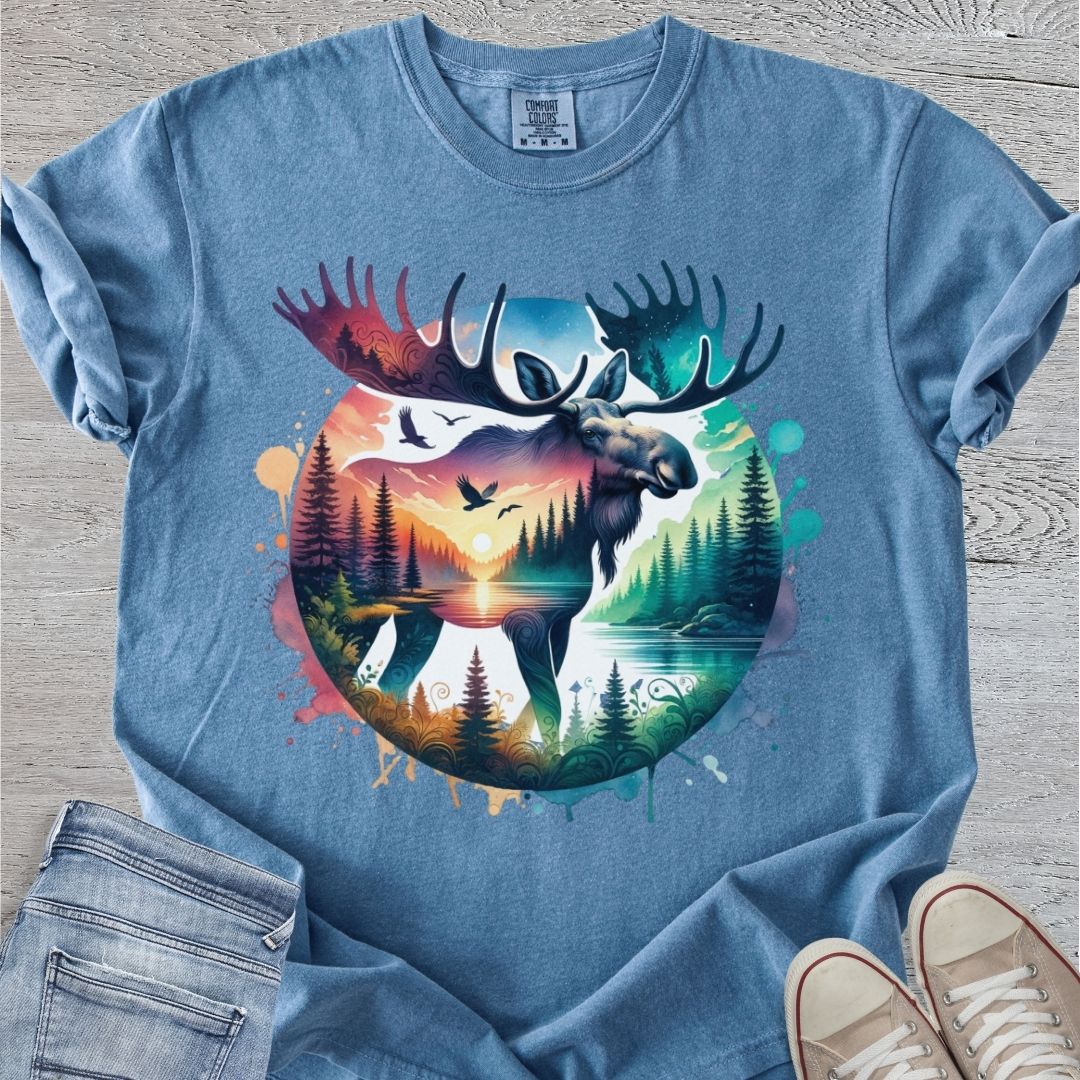 Moose Reflections Premium Tee