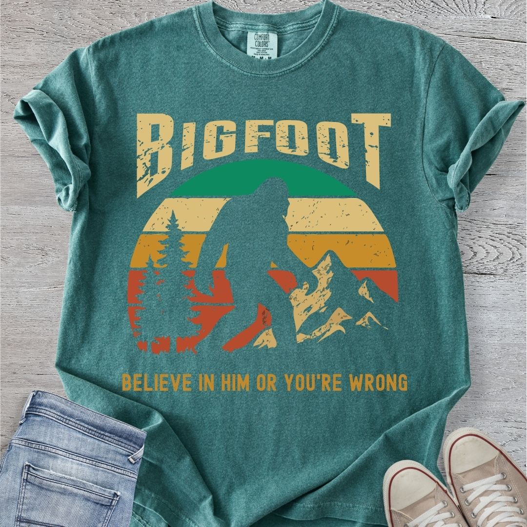 Believe in Bigfoot Premium Tee