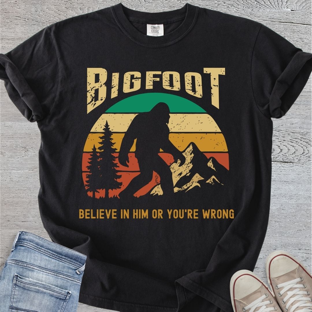 Believe in Bigfoot Premium Tee