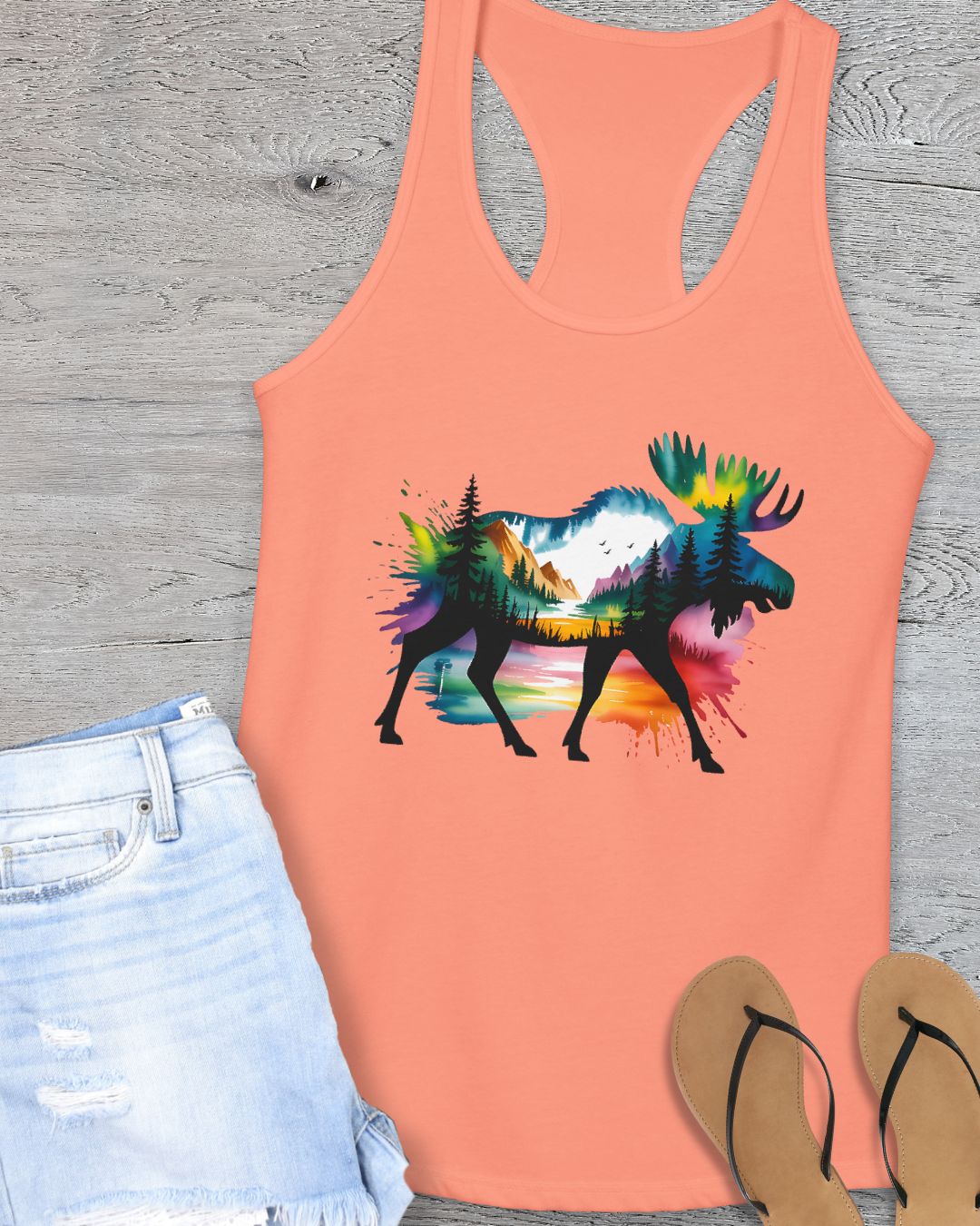 Mystical Moose Fitted Tank