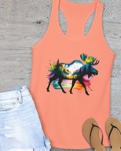 Mystical Moose Fitted Tank