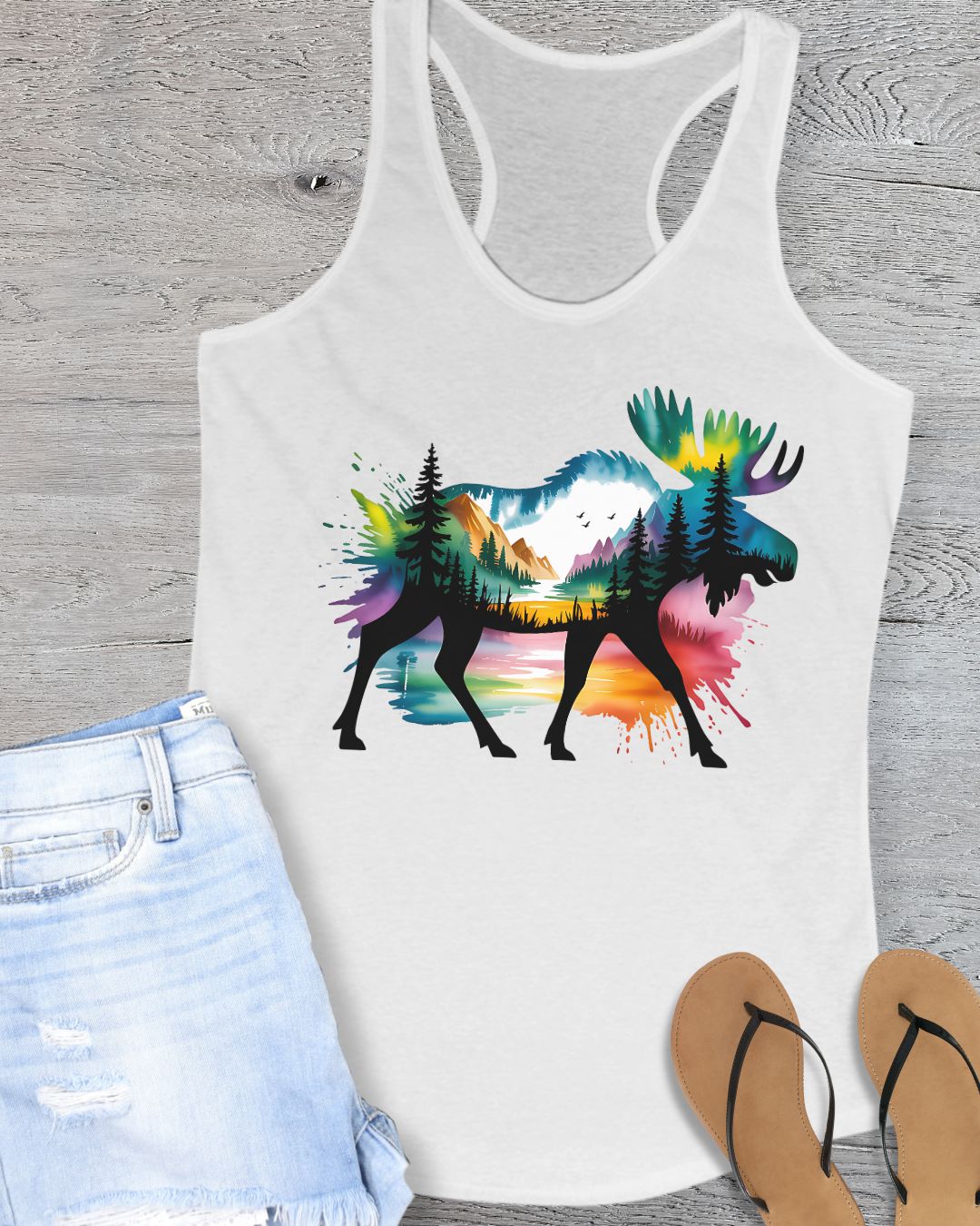 Mystical Moose Fitted Tank