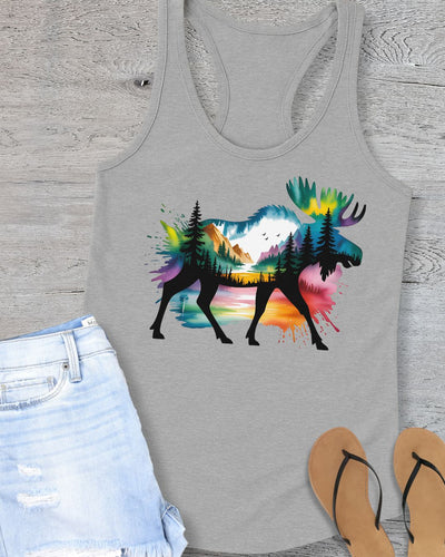 Mystical Moose Fitted Tank