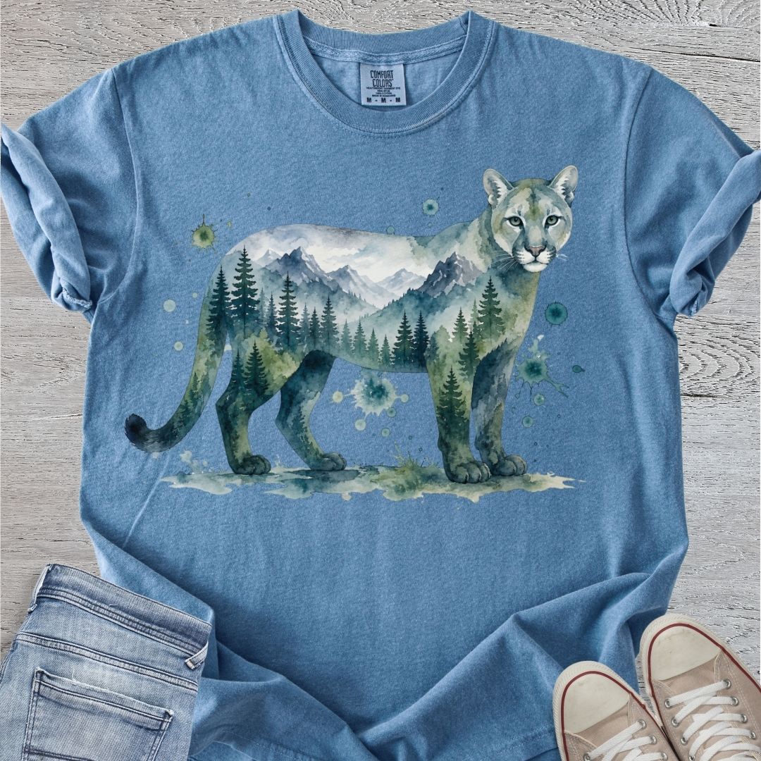 Mystical Mountain Lion Premium Tee