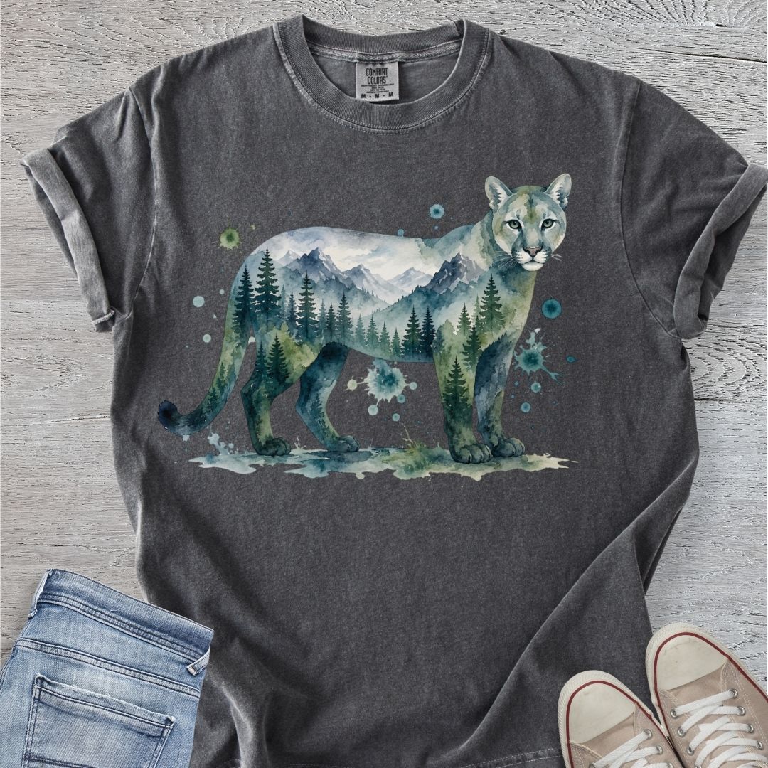 Mystical Mountain Lion Premium Tee