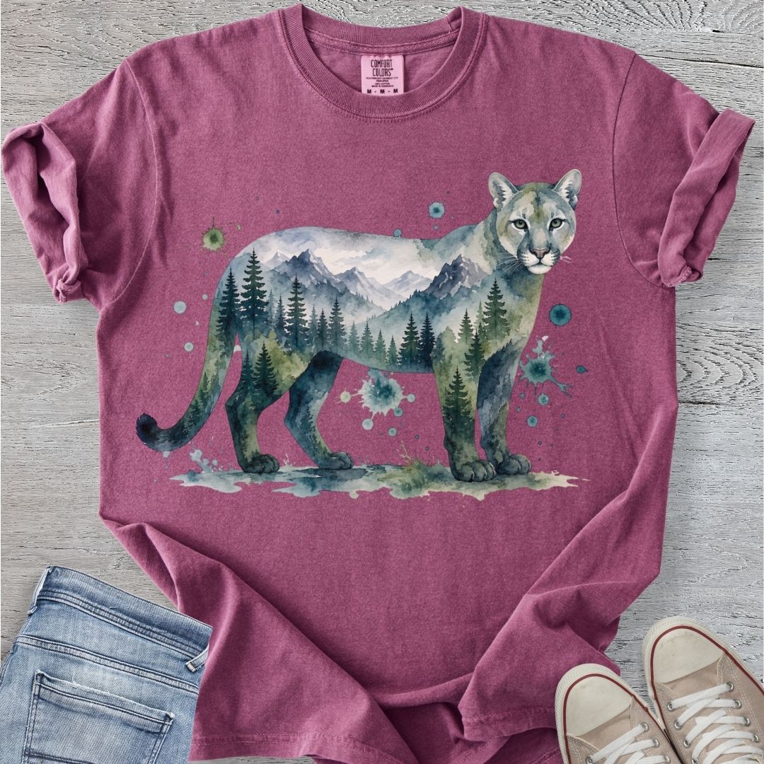 Mystical Mountain Lion Premium Tee