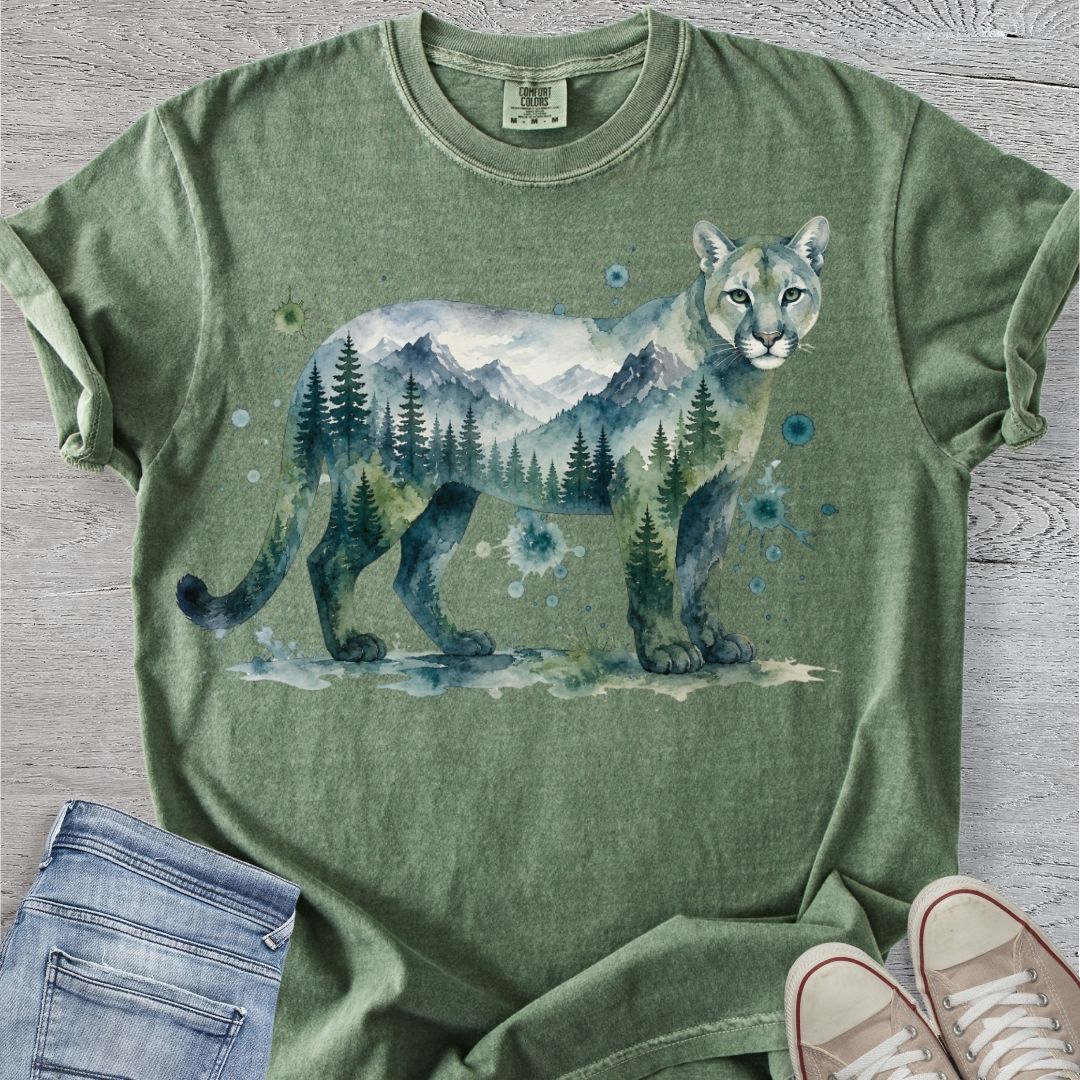 Mystical Mountain Lion Premium Tee