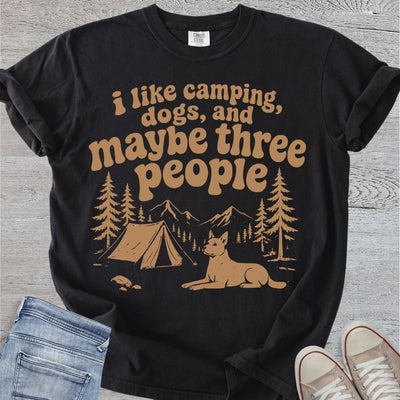Camping & Dogs Premium Tee