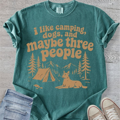 Camping & Dogs Premium Tee