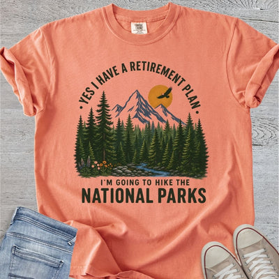 Hiking Retirement Plan Tee