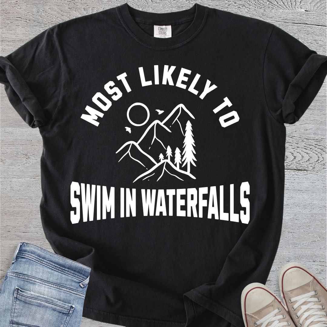 Swims in Waterfalls Premium Tee
