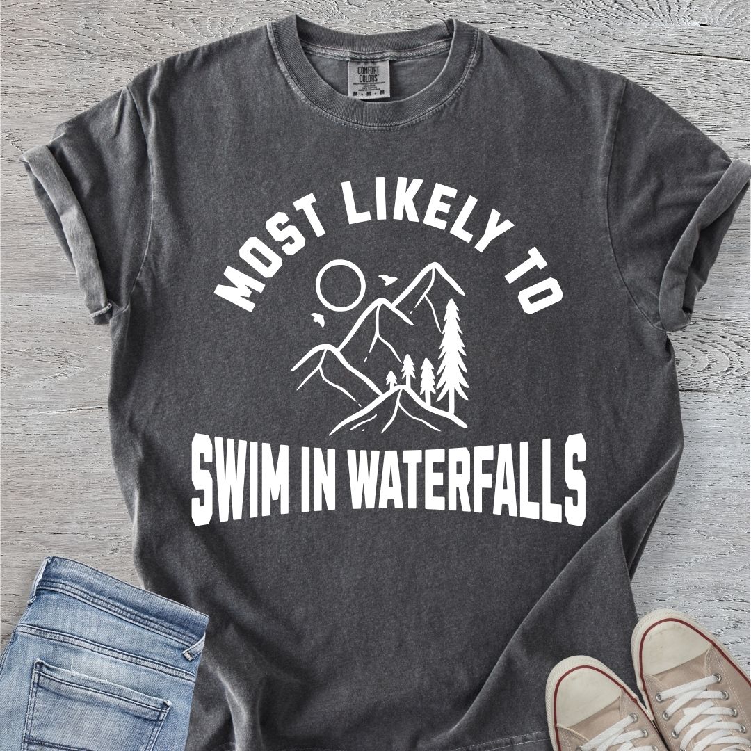Swims in Waterfalls Premium Tee