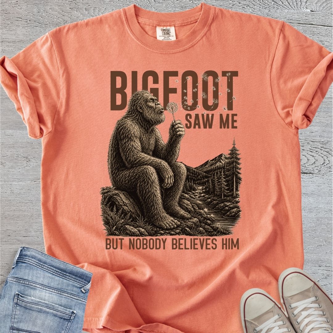 Bigfoot Saw Me Premium Tee