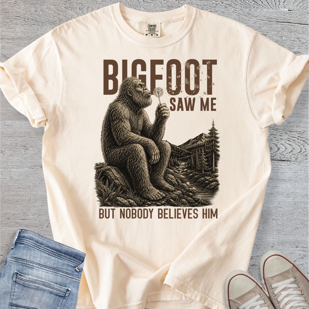 Bigfoot Saw Me Premium Tee