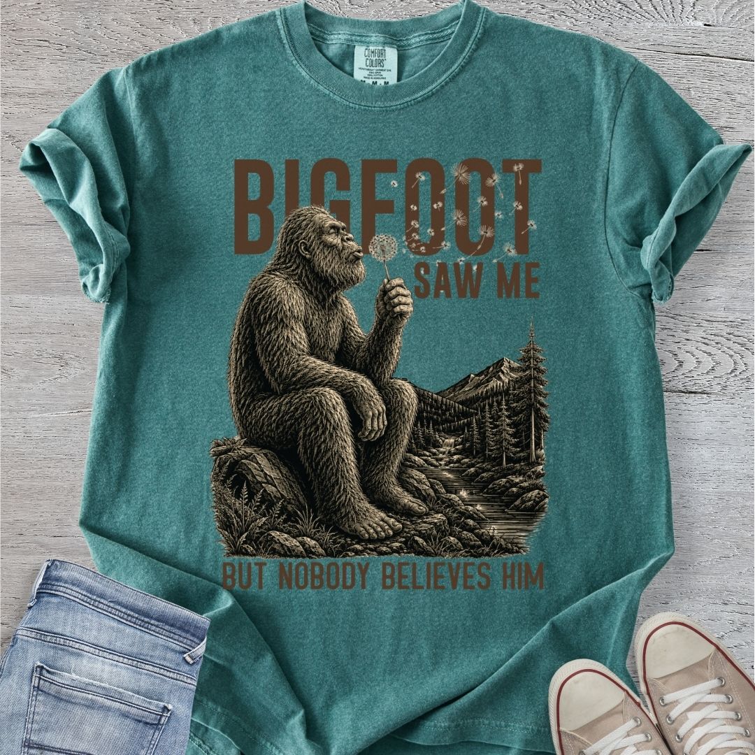 Bigfoot Saw Me Premium Tee