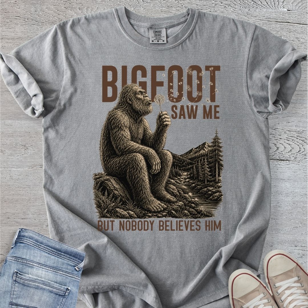 Bigfoot Saw Me Premium Tee