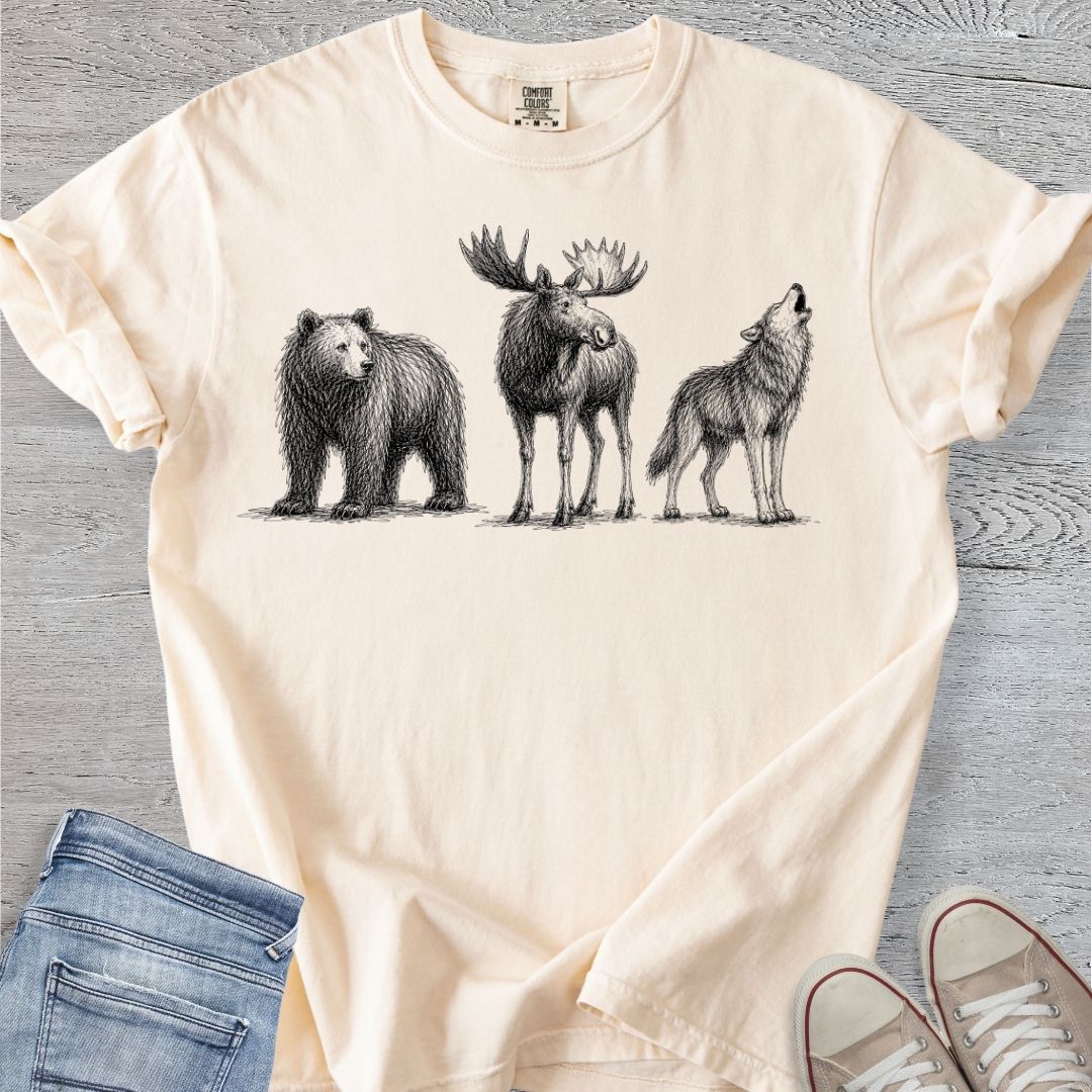 Wild Crew Scribble Premium Tee