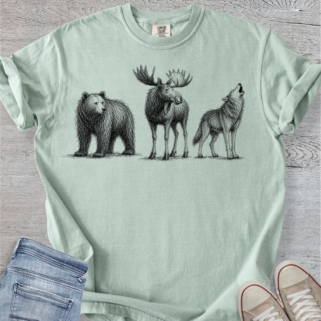Wild Crew Scribble Premium Tee