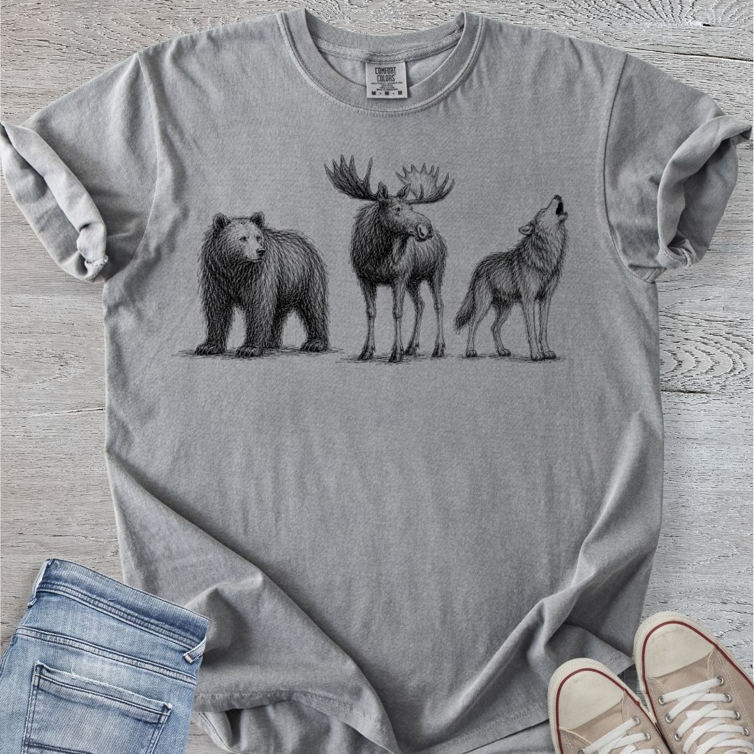 Wild Crew Scribble Premium Tee