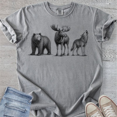 Wild Crew Sketch Premium Tee
