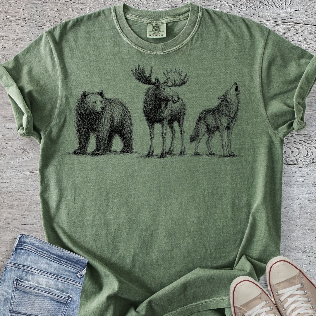 Wild Crew Scribble Premium Tee