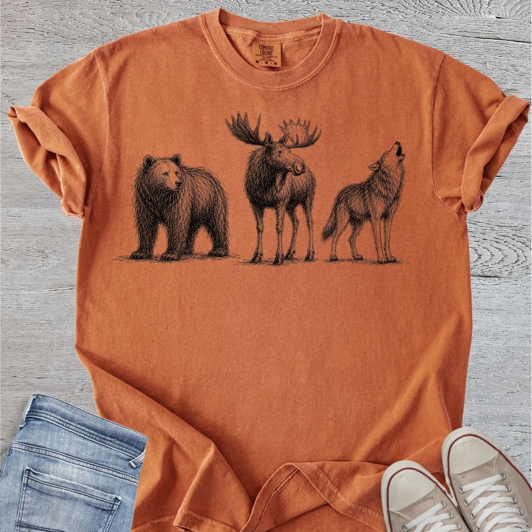 Wild Crew Scribble Premium Tee