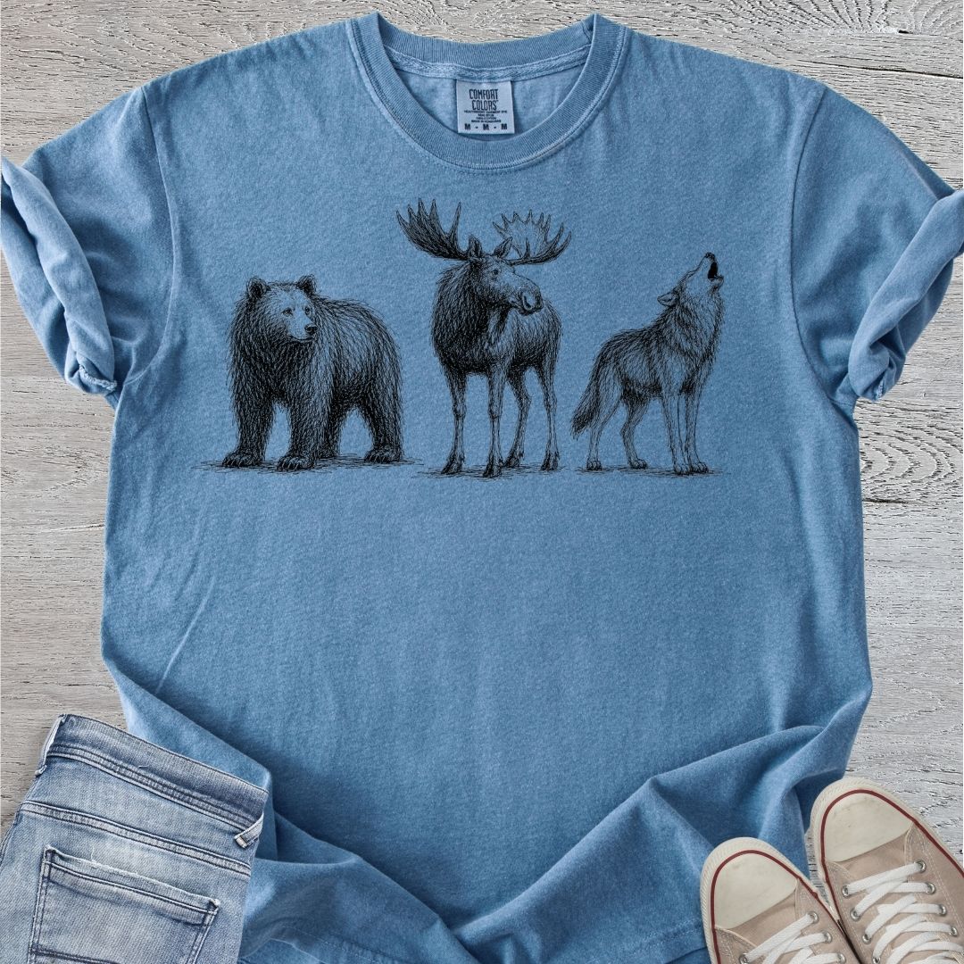 Wild Crew Scribble Premium Tee