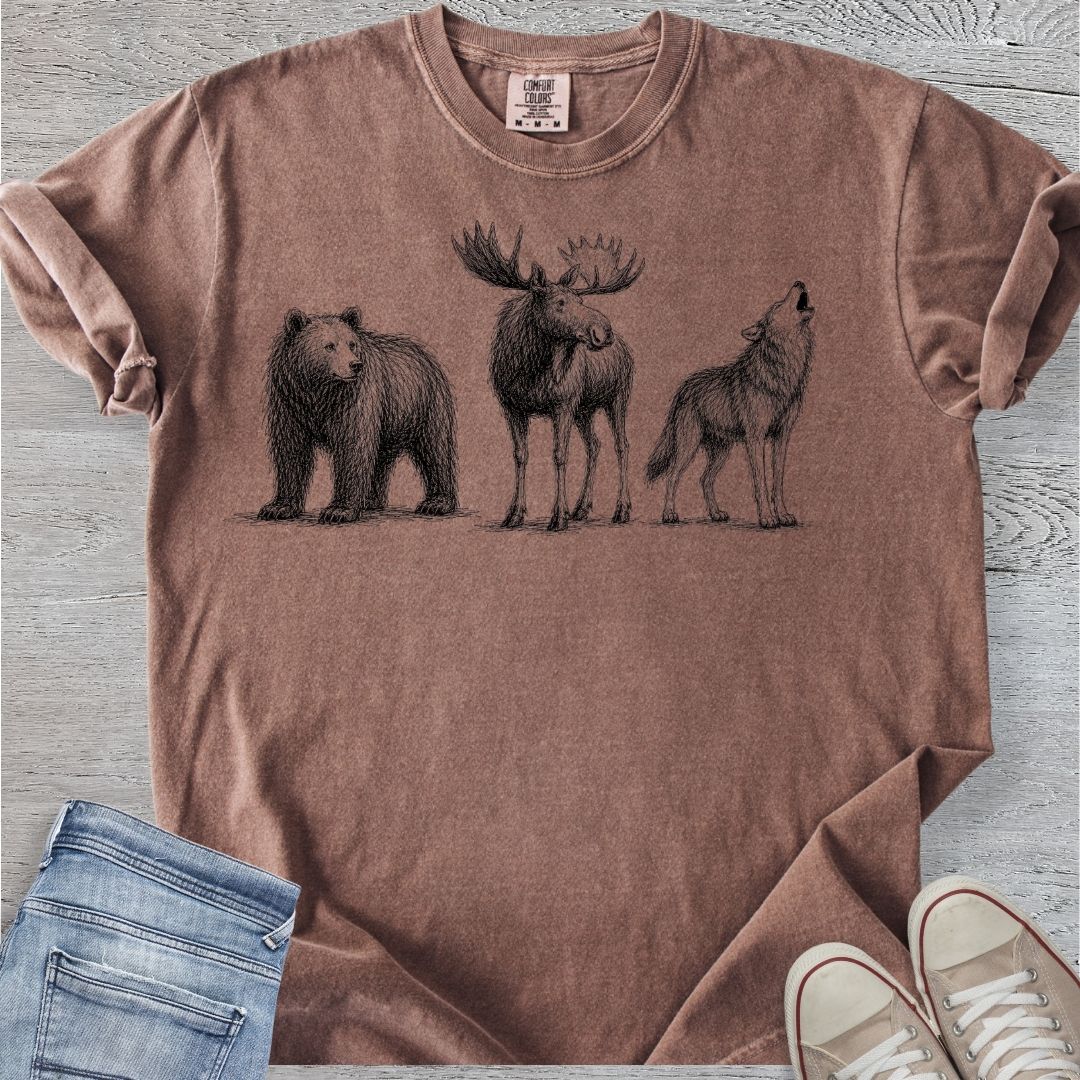 Wild Crew Scribble Premium Tee