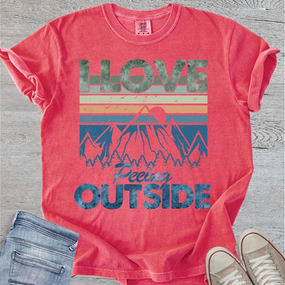 I Love Peeing Outside