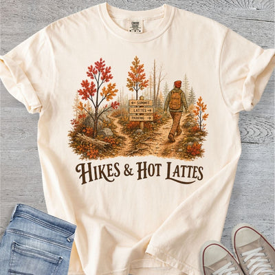 Hikes & Lattes Premium Tee