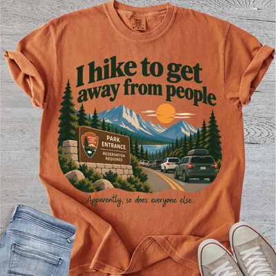 I Hike To Get Away From People