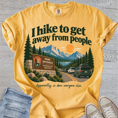 I Hike To Get Away From People