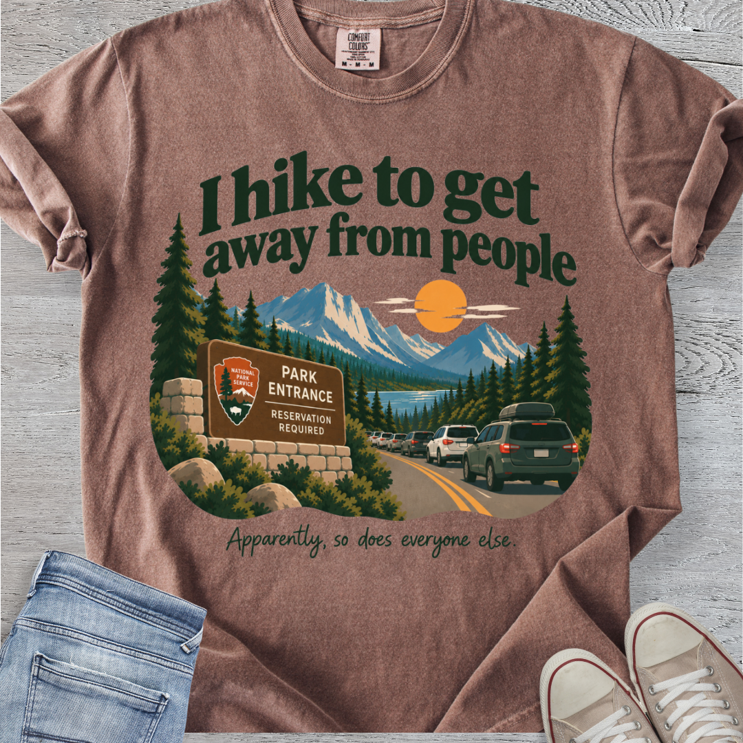 I Hike To Get Away From People