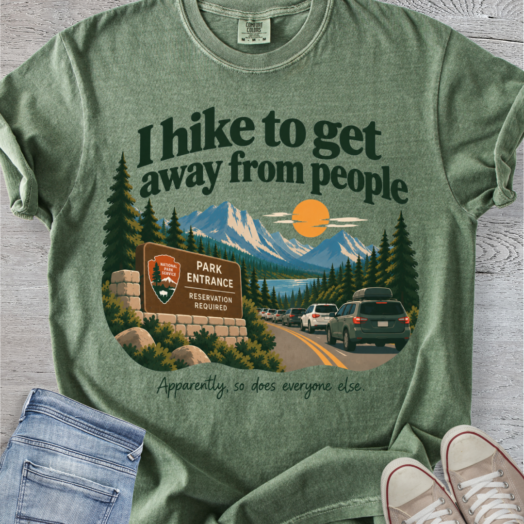 I Hike To Get Away From People