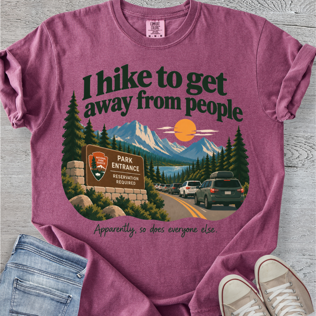 I Hike To Get Away From People